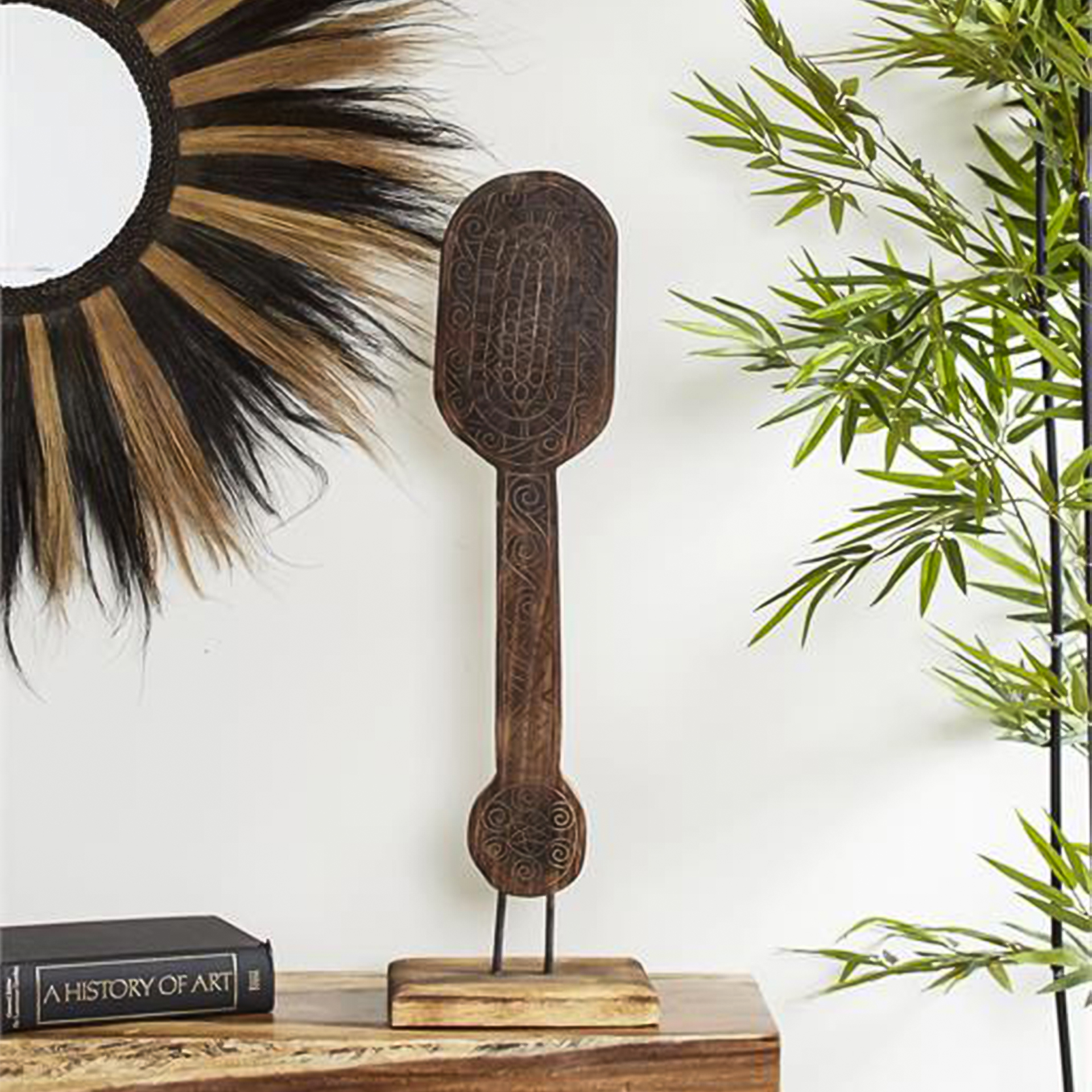 <small>Escultura</small> <br><b>Paddle Madera Marrón</b> - Imagen 4