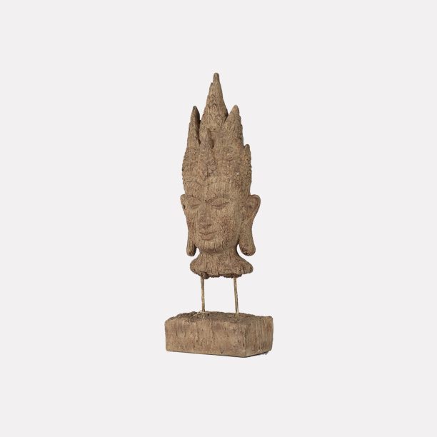 <small>Escultura</small> <br><b>Cabeza Buddha Marrón</b> - Imagen 2