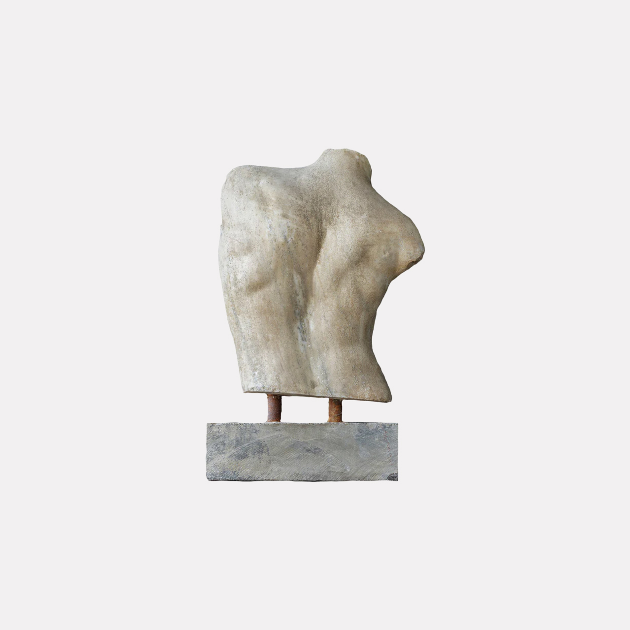 Escultura Torso Mármol Legionario - Imagen 2