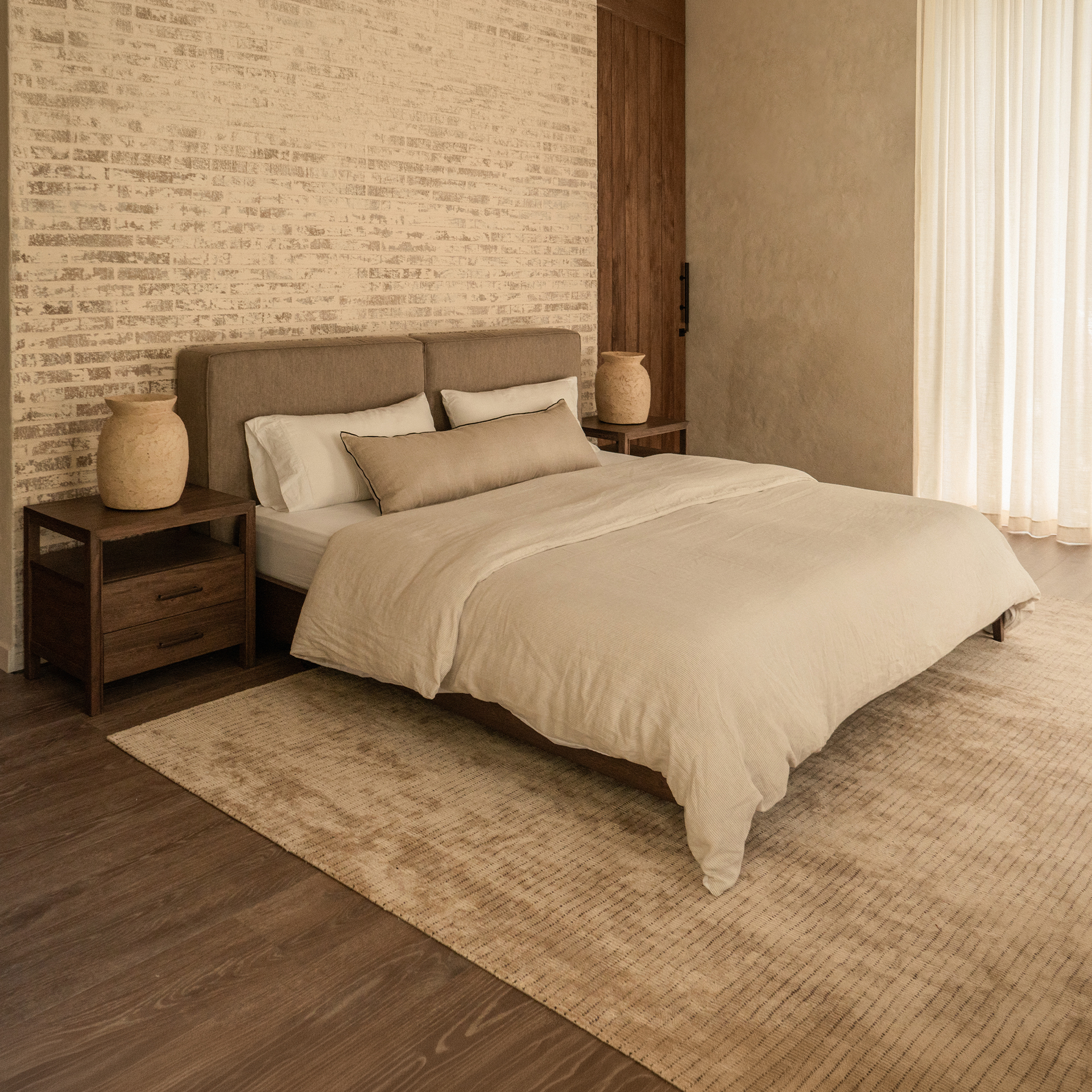 Cama Carmel Base Madera