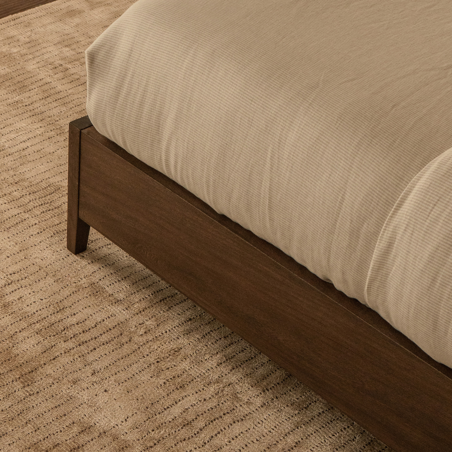Cama Carmel Base Madera - Imagen 2